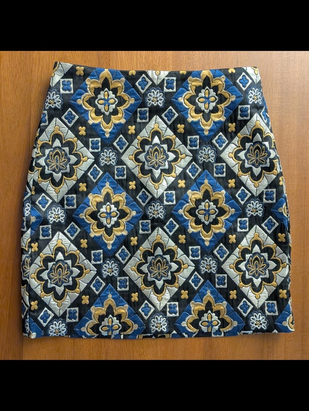 Loft Metallic Jacquard Skirt